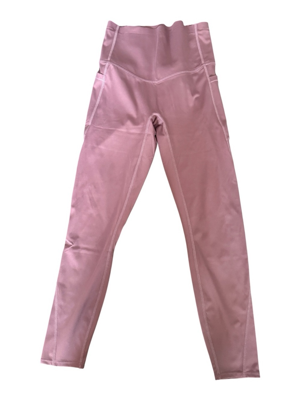 HALARA Mauve Pink High-Waist Leggings with Side Pockets Small 7/8